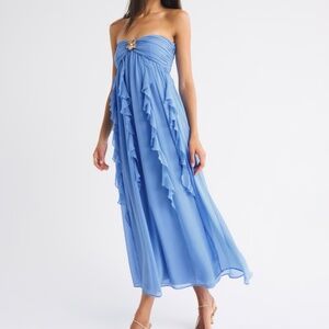 Abercrombie Strapless Maxi Dress - M
